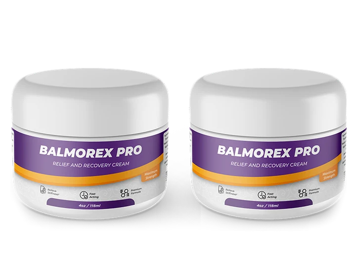 Two jars of Balmorex Pro